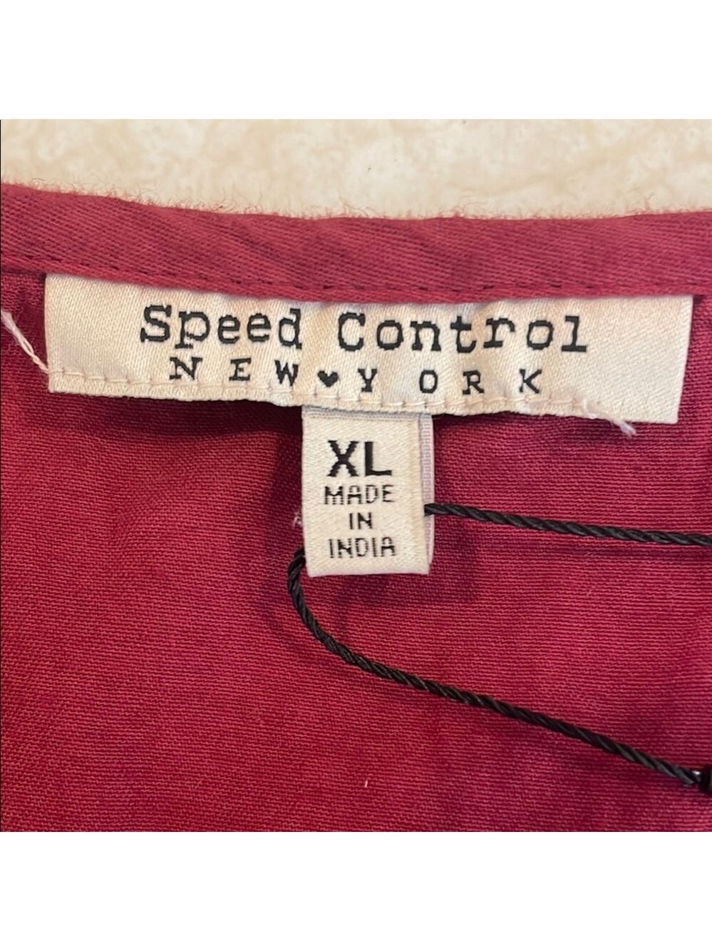 Speed Control New York, MIDI, XL, Burgundy Dress, NWT - Picture 3 of 6